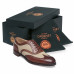 Cheaney Edwin Dark Leaf/Sand Canvas