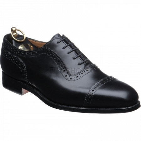 Tricker's Belgrave Black Calf Leather Sole