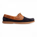 Barker Wallis Navy Blue Suede Cedar
