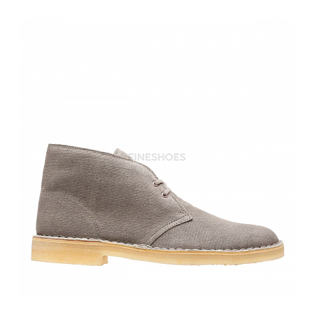Clarks Desert Boot Taupe Canvas