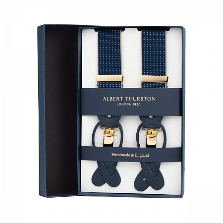 Albert Thurston Navy Dots
