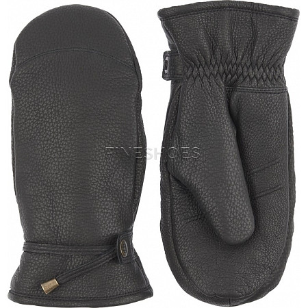 Hestra Deerskin Lambskin Mitt Black