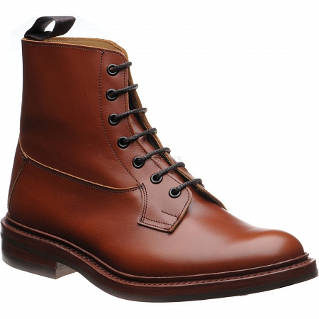 Tricker's Burford Marron Rubber Sole