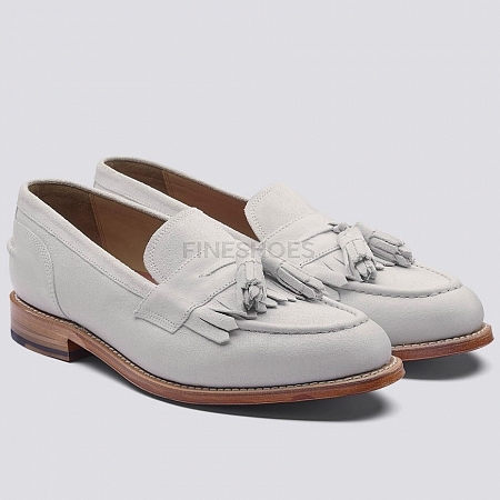 Grenson Mackenzie White Suede