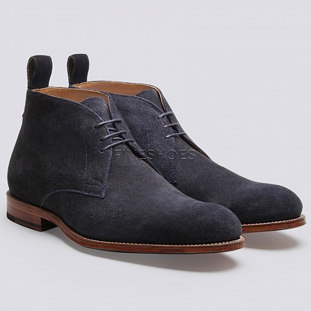 Grenson Marcus Navy Suede