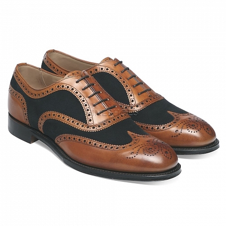 Cheaney Edwin Chestnut/Navy Suede