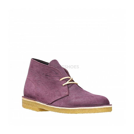 Clarks Desert Boot Purple Grape Nubuck