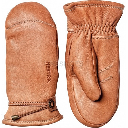 Hestra Deerskin Lambskin Mitt Tan
