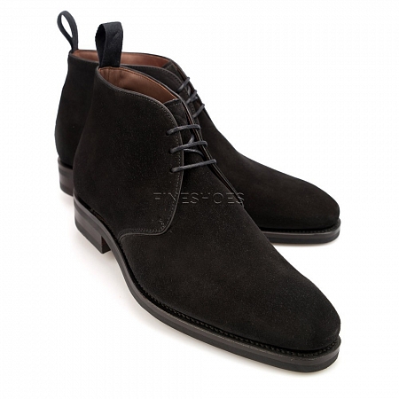 Carmina 10027 Black Suede