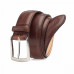 Loake Belt Henry Dark Brown Grain
