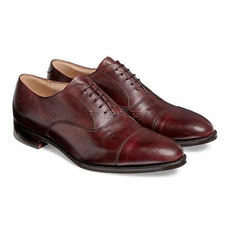 Cheaney Lime Burgundy