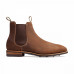 Barker Mansfield Mid Brown Waxy Suede