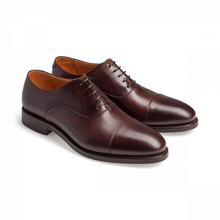 Оксфорды кэптое Berwick 3010 Dark Brown Vegano