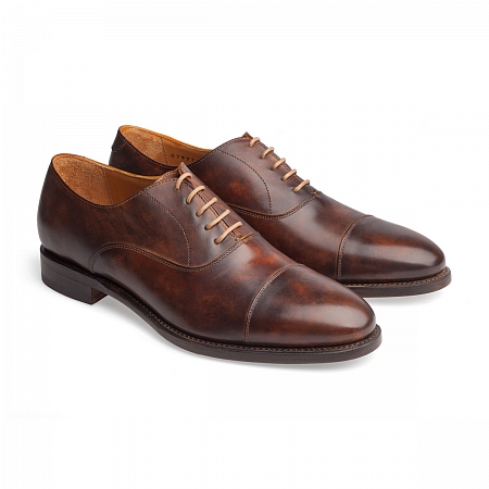 Оксфорды кэптое Berwick 3010L Dark Brown Patina