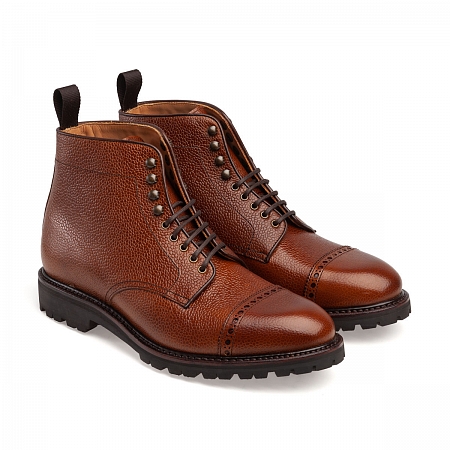 Дерби панчкэп Berwick 337V Dark Tan Grain