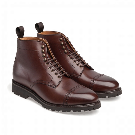 Дерби панчкэп Berwick 337V Dark Brown Vegano