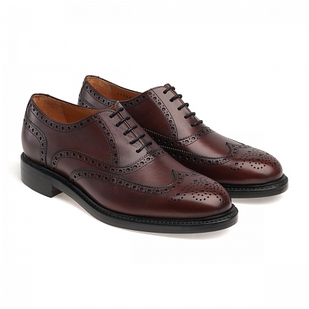 Полные броги Berwick 3818 Burgundy Saddle