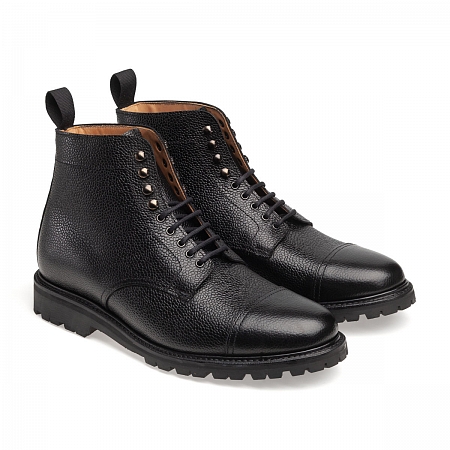 Дерби кэптое Berwick 388V Black Grain