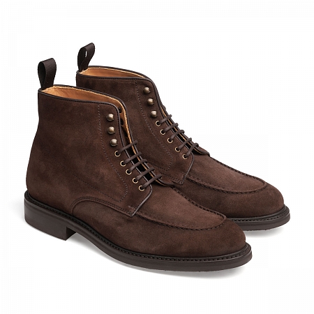 Дерби Berwick 399 Dark Brown Suede