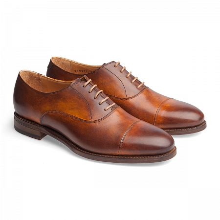 Оксфорды кэптое Berwick 4311L Brown Patina