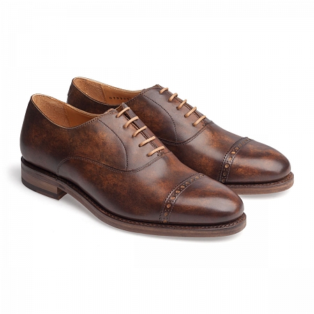 Оксфорды панчкэп Berwick 4311L Dark Brown Patina