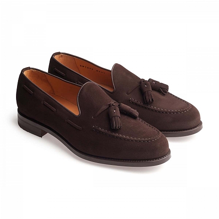Тассел лоферы Berwick 8491L Dark Brown Suede