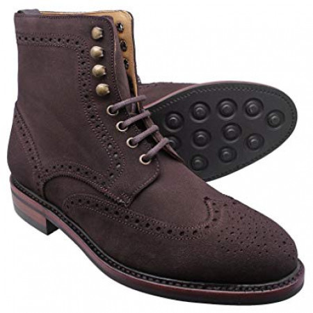 Полные броги Berwick 322 Brown Suede