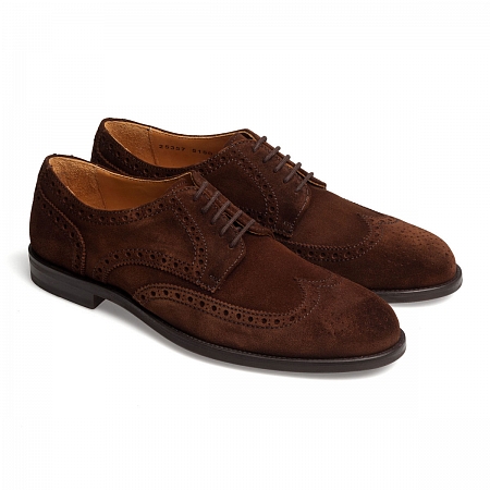 Полные броги Berwick 5150 Dark Brown Suede