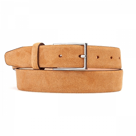 British Belt Stratton Tan Suede