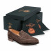 Cheaney Hadley Dark Brown Soft Suede