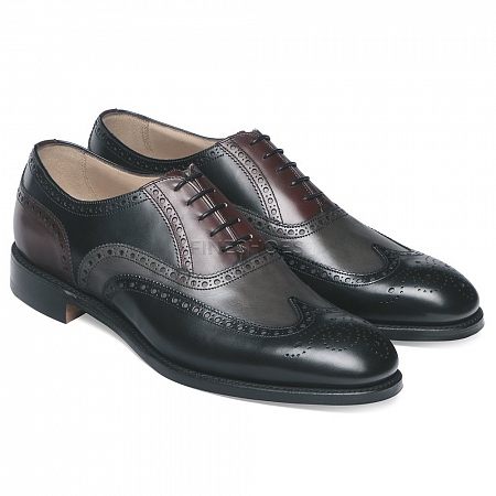 Cheaney James II Black/Grey/Burgundy