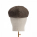 Dents Abraham Moon Herrinbone Tweed Drivers Cap Pewter