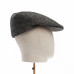 Dents Abraham Moon Tweed Flat Cap Charcoal