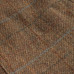 Dents Abraham Moon Herrinbone Tweed Flat Cap Chestnut