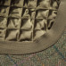 Dents Abraham Moon Herrinbone Tweed Flat Cap Olive