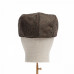 Dents Abraham Moon Herrinbone Tweed Flat Cap Pewter