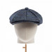 Dents Abraham Moon Tweed 8 Piece Cap Blue