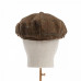Dents Abraham Moon Tweed 8 Piece Cap Chestnut