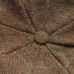 Dents Abraham Moon Tweed 8 Piece Cap Chestnut