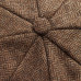 Dents Abraham Moon Tweed 8 Piece Cap Chocolate