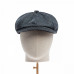 Dents Abraham Moon Tweed 8 Piece Cap Navy