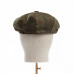 Dents Abraham Moon Tweed 8 Piece Cap Olive