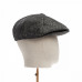 Dents Abraham Moon Tweed 8 Piece Cap Charcoal