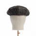 Dents Abraham Moon Tweed 8 Piece Cap Gray