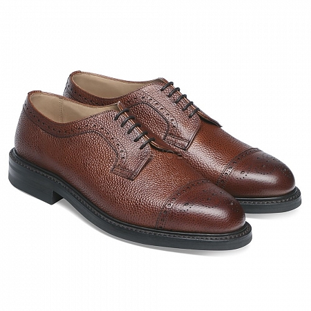 Cheaney Tenterden Mahogany Grain
