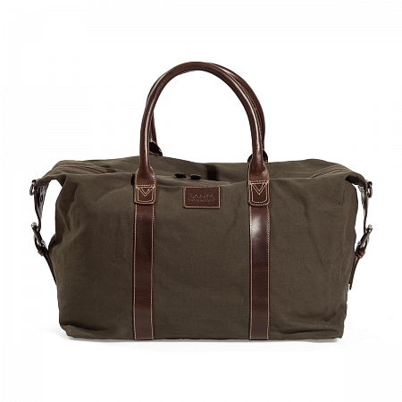 Loake Balmoral Weekend Bag Olive Waxy