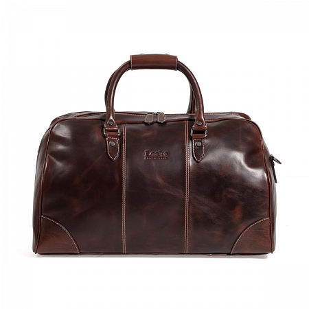Loake Burghley Overnight Bag Brown