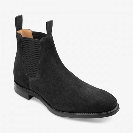 Loake Chatsworth Black Suede