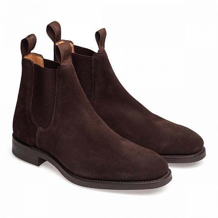 Loake Chatsworth Dark Brown Suede