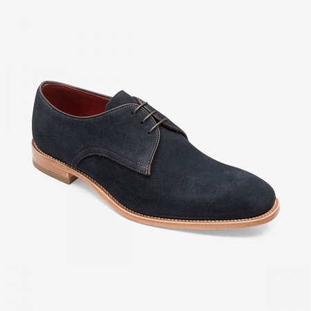 Loake Drake Navy Suede